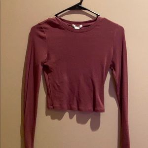 Fashion Nova top long sleeve dusty rose top